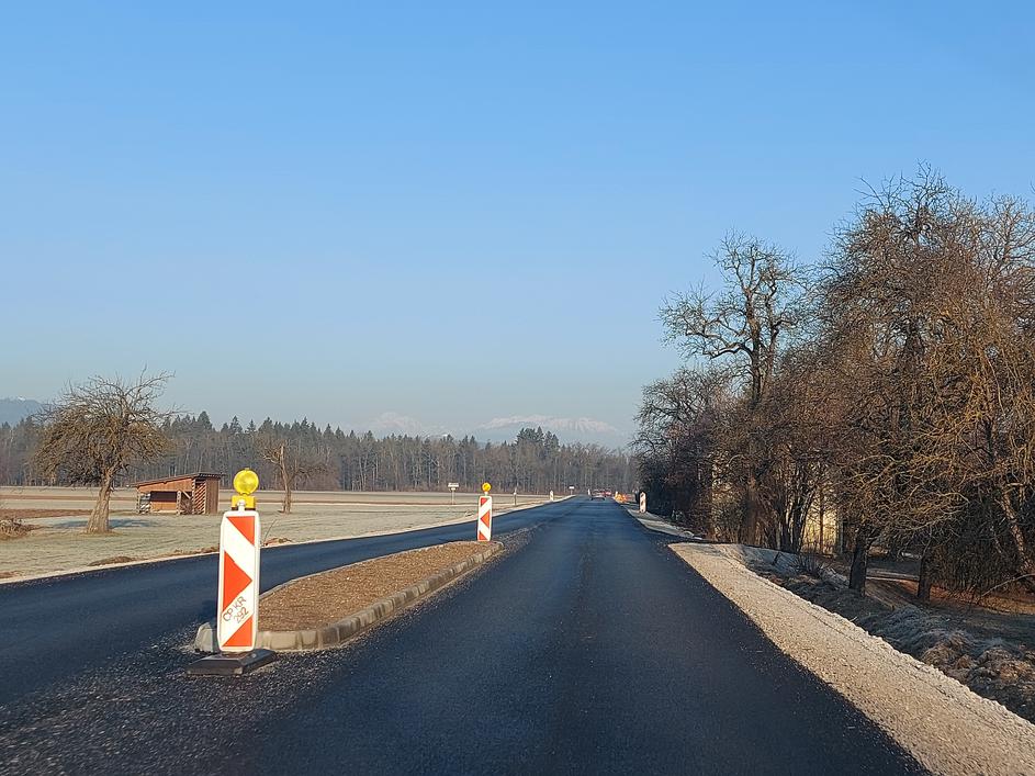 regionalna cesta Medvode-Kranj, obnova