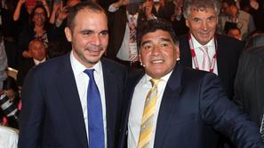 Princ Ali bin al-Hussein in Diego Maradona
