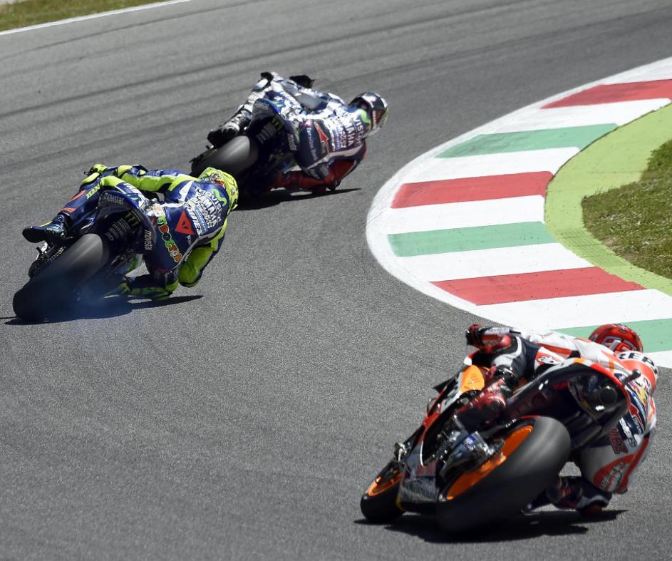 Valentino Rossi Marc Marquez Jorge Lorenzo