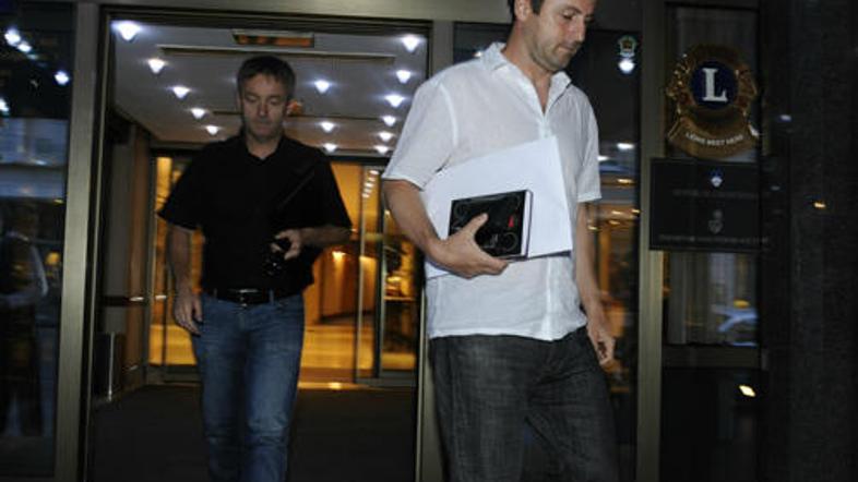 Aleš Remih (desno) je zagotovil, da sobotna tekma proti Aluminiju ni ogrožena.