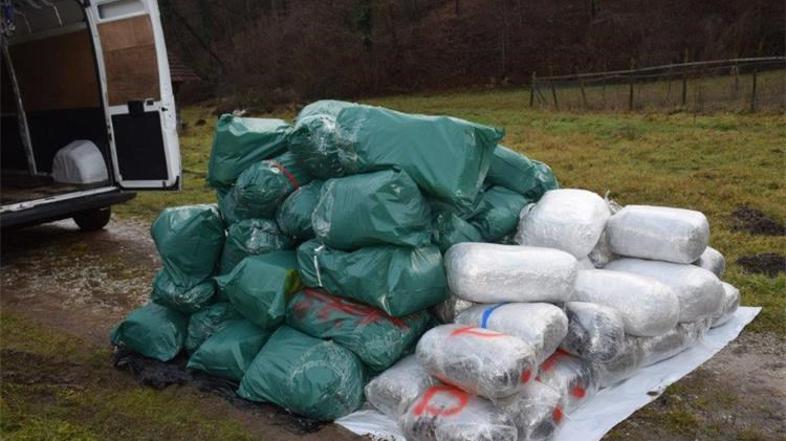 zaseg droge marihuana