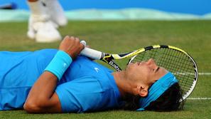 Rafa Nadal je izpadel v četrtfinalu Queen'sa. Boljši je bil Jo-Wilfried Tsonga. 
