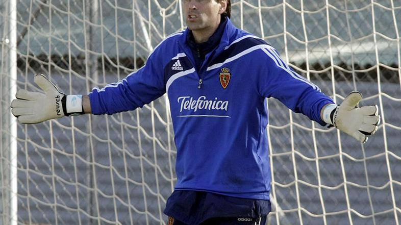 Med osumljenimi je tudi vratar Zaragoze Javier Lopez. (Foto: EPA)