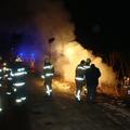 Požar koče na Zaloški v Ljubljani