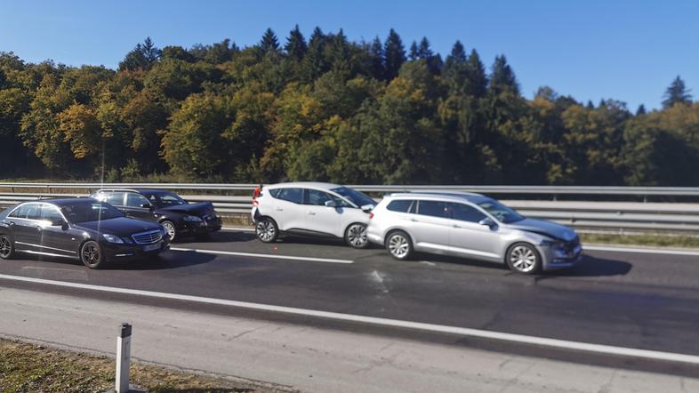 Nesreča na dolenjski avtocesti