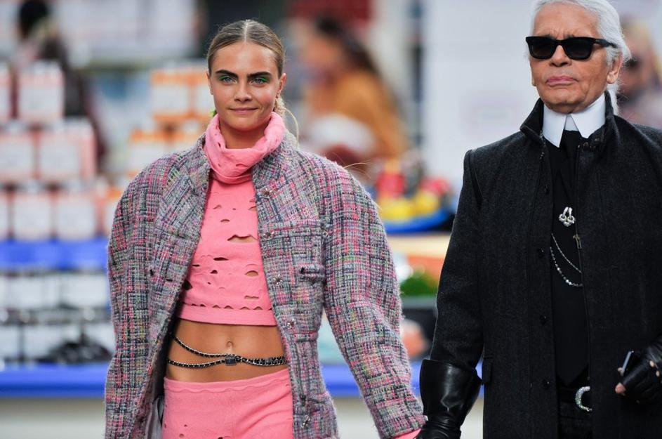 Karl Lagerfeld Cara Delevingne