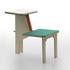 Stol z mizico Double Side. Oblikovanje: Matali Crasset za Danese.
