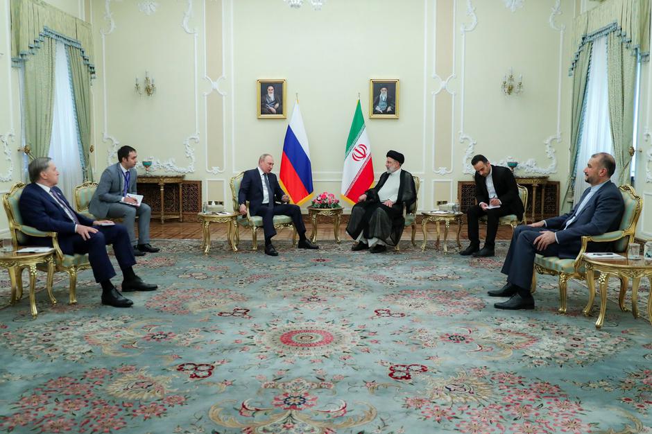 Srečanje iransksega, turškega in ruskega predsednika v Teheranu. | Avtor: Profimedia