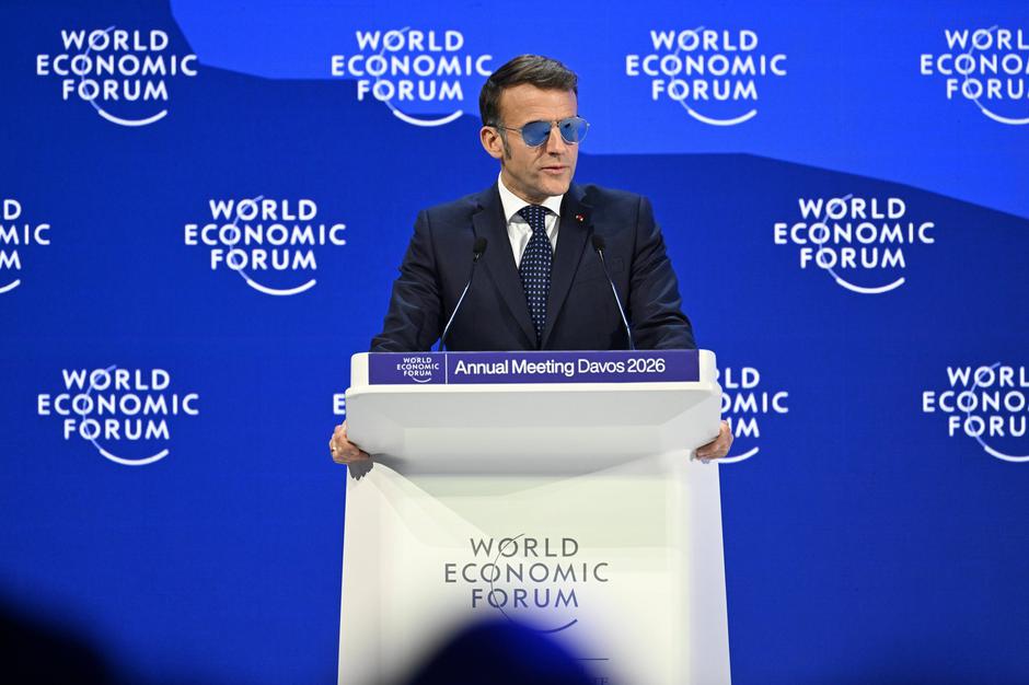 Emmanuel Macron Davos | Avtor: Profimedia