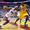 LeBron James Roy Hibbert Miami Heat Indiana Pacers NBA