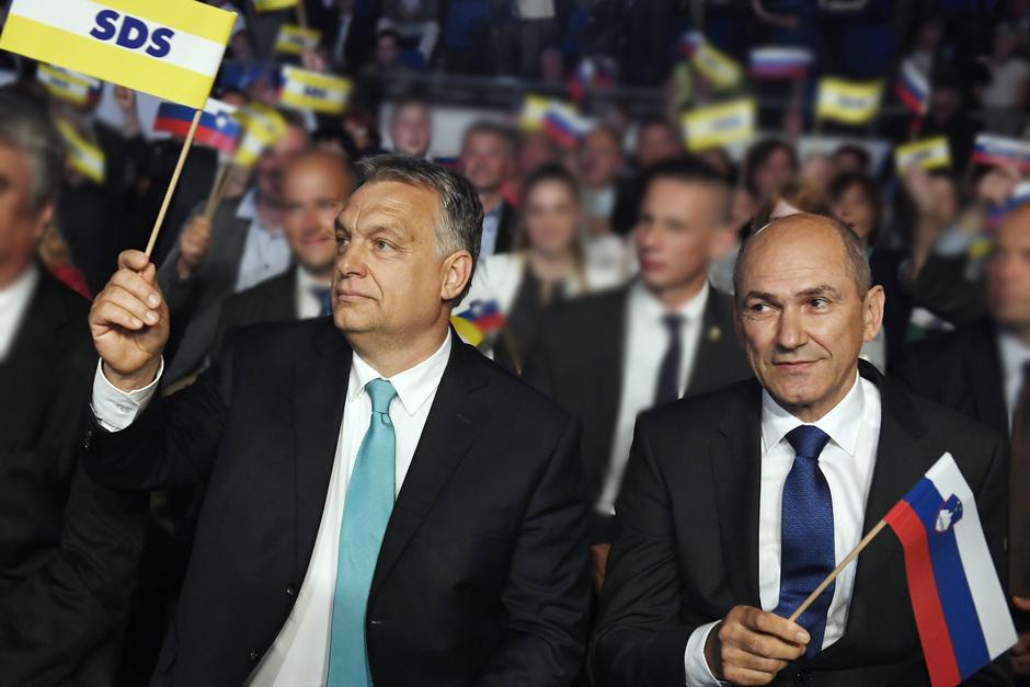 Janez Janša in Viktor Orban | Avtor: Epa