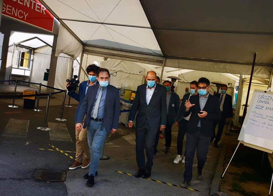 Janez Janša v UKC Maribor | Avtor: UKC Maribor