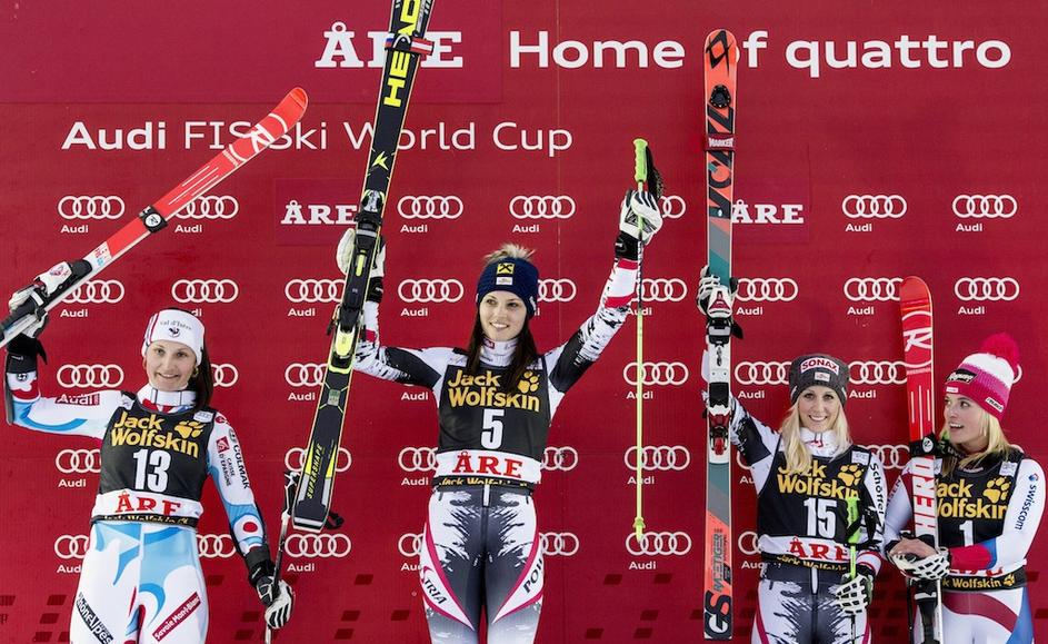 Zmagovalke velselaloma v Areju