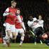 Mertesacker Adebayor Arsenal Tottenham FA pokal