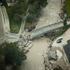 uničen most poplave obisk Ursule von der Leyen v Sloveniji po poplavah