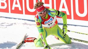 Bauer biatlon Pokljuka moška zasledovalna tekma