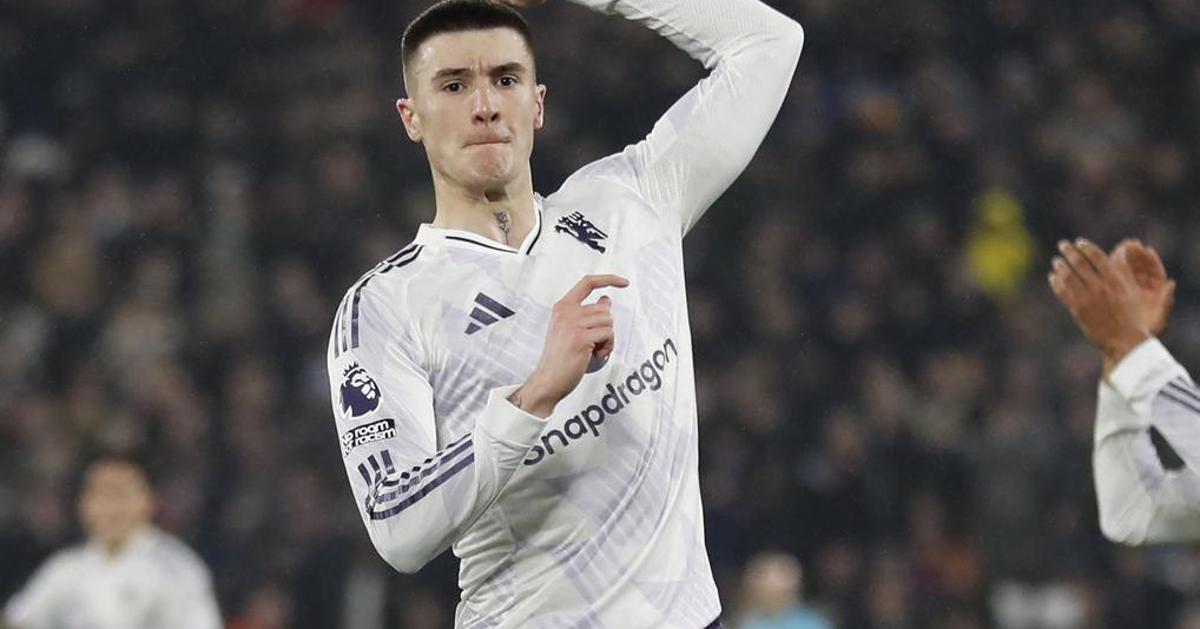 Šeško v sodnikovem dodatku do zadnje besede na tekmi Kép