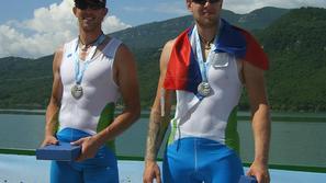 Luka Špik in Jan Špik sta  se veselila srebrne kolajne na Sredozemskih igrah.