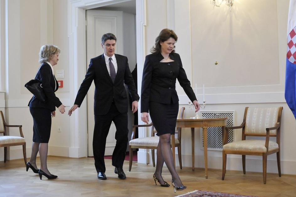 Hrvaški obisk Milanović Hrvaška predsednik predsednica