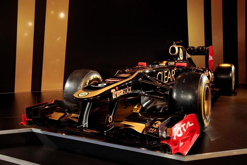 Lotus E20 dirkalnik bolid predstavitev Enstone formula 1