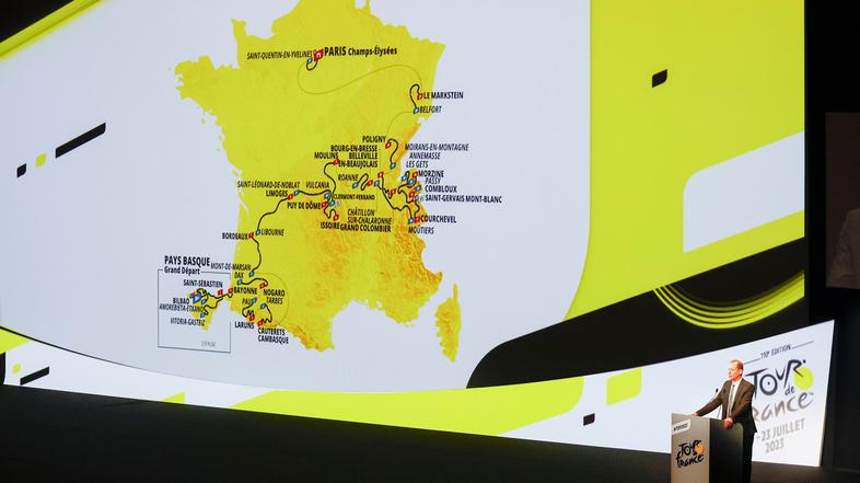 Tour de France predstavitev trase