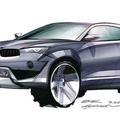BMW X4 je zaenkrat viden zgolj na skicah. (Foto: BMW)