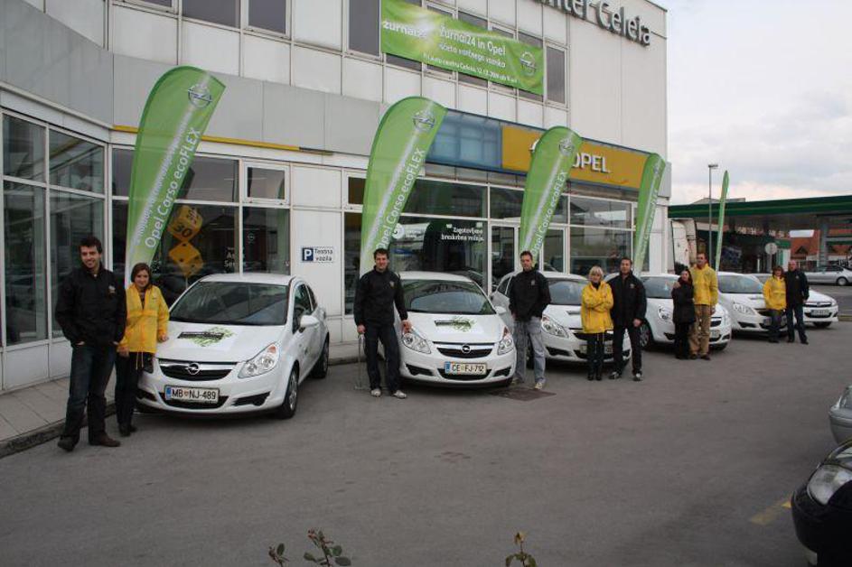 Prvi krog izbora za najbolj varčnega voznika je potekal v Celju. (Foto: Miha Peč