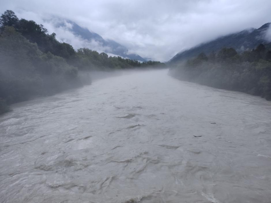 reka Soča pri naselju Kamno | Avtor: PU Nova Gorica