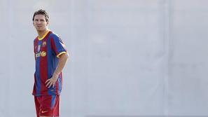 Leo Messi bo s soigralci na El Clásicu lovil peto zaporedno zmago. (Foto: Reuter