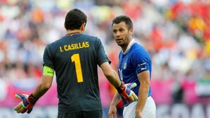 Casillas Cassano Španija Italija Gdansk Euro 2012