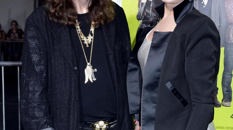 scena 16.04.13. ozzy in sharon osbourne, British singer Ozzy Osbourne (L) and wi