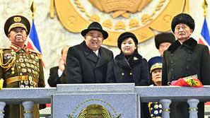 parada v Severni Koreji Kim Jong Un Kim Ju-ae