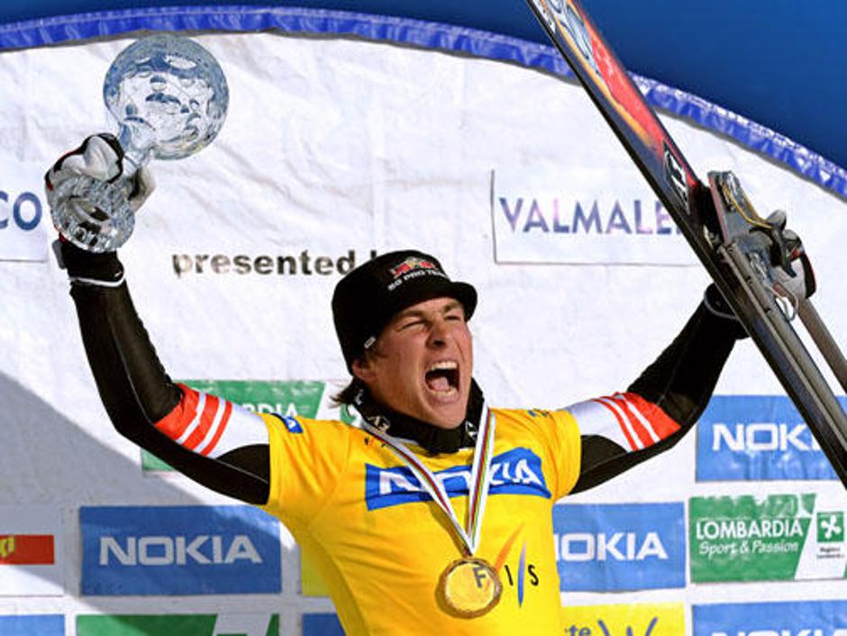 Benjamin Karl ni skrival veselja ob osvojitvi kristalnega globusa. | Avtor: Žurnal24 main