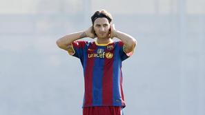 Ibrahimović morda ne bo več dolgo prebivalec Barcelone. (Foto: Reuters)