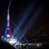 Pariz Eifflov stopl Champ de MArs Euro 2016 David Guetta