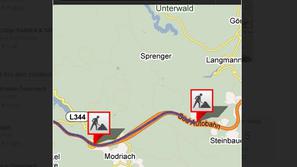 Prometna aplikacija ÖAMTC za Android.