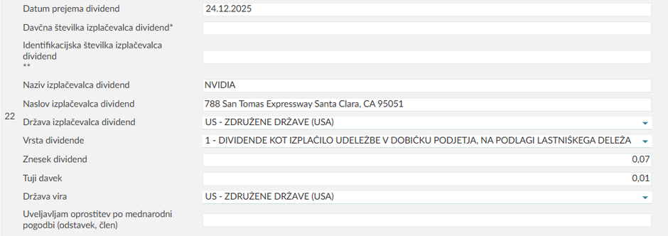Napoved dohodnine od obresti | Avtor: Zurnal24
