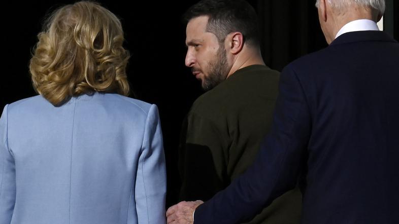 Volodimir Zelenski, Joe in Jill Biden