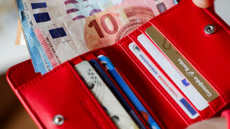 denar, bankovci, gotovina, denarnica