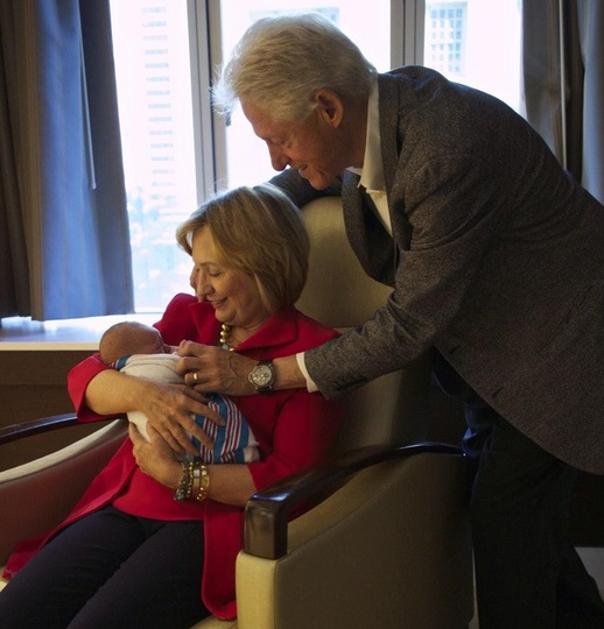 Charlotte Clinton, Bill Clinton, Hillary Clinton