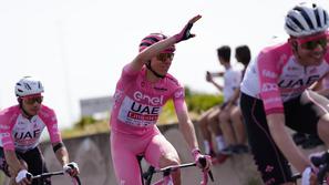 Tadej Pogačar pred zadnjo etapo Gira