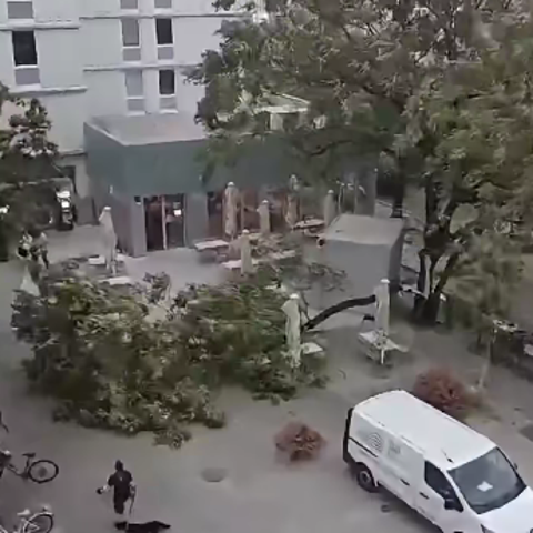 Nevihta v Ljubljani
