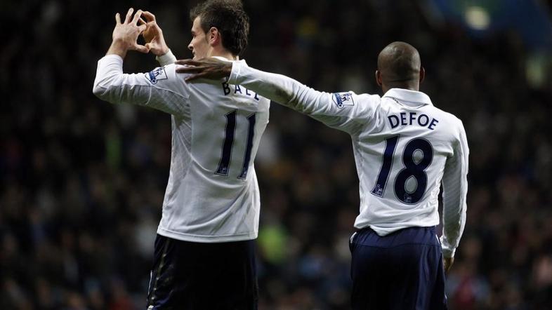 Bale Defoe Aston Villa Tottenham Premier League Anglija liga prvenstvo