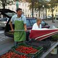 Borut Pahor na tržnici
