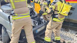 Trčenje vlaka v vozilo