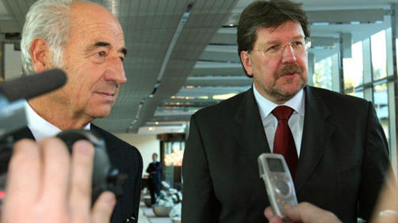 Prvi nadzornik Istrabenza Janko Kosmina in predsednik uprave Igor Bavčar 3020 za