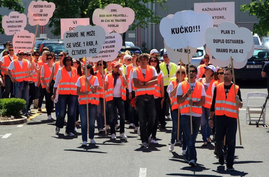 stavka, piloti, stevardese