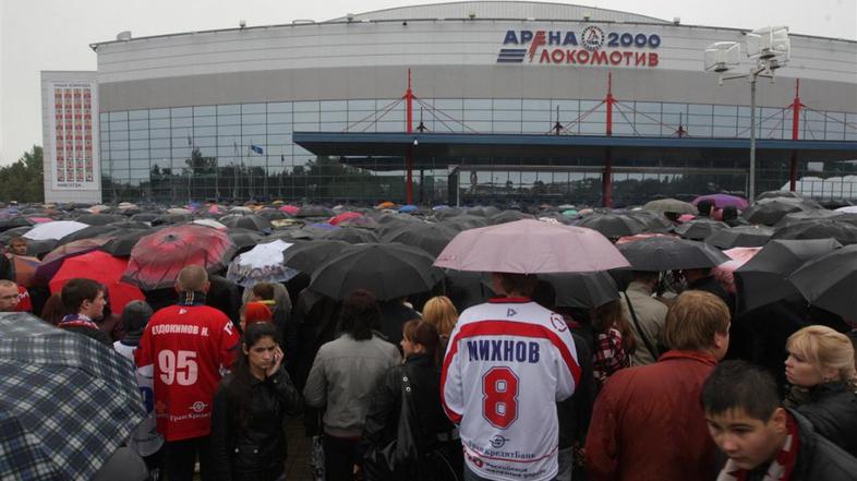 lokomotiv nesreča jaroslavelj letalo pogreb