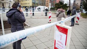 Testiranje za covid-19 v Kranju