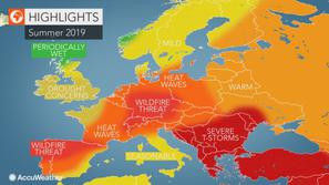 Accuweatherjeva napoved za poletje